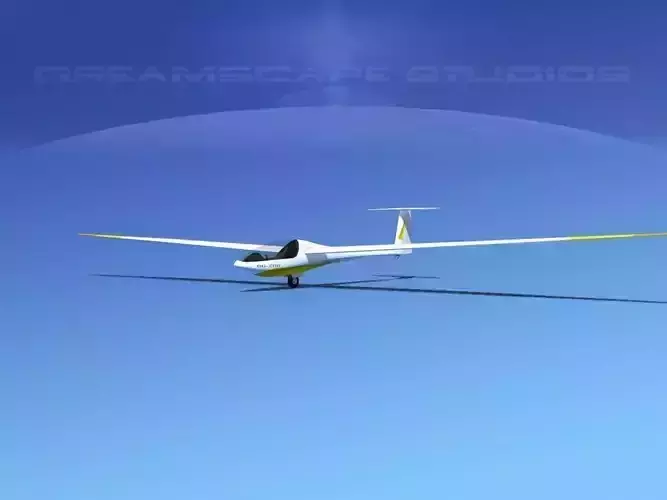 Glaser Dirks DG200 15Mtr Sailplane V10 3D model
