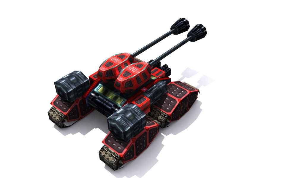 Future weapons collection Low-poly 3D model_13