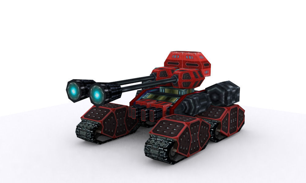 Future weapons collection Low-poly 3D model_16