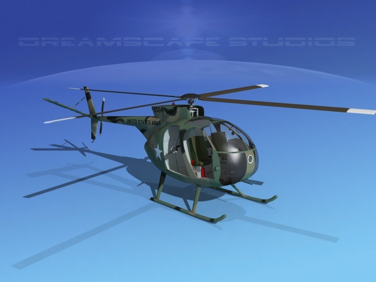 Hughes OH-6 Cayuse V03 3D model_3
