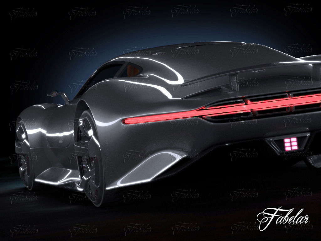 Mercedes Vision GT 3D model_8