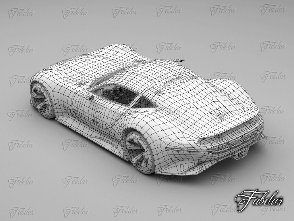 Mercedes Vision GT 3D model_10