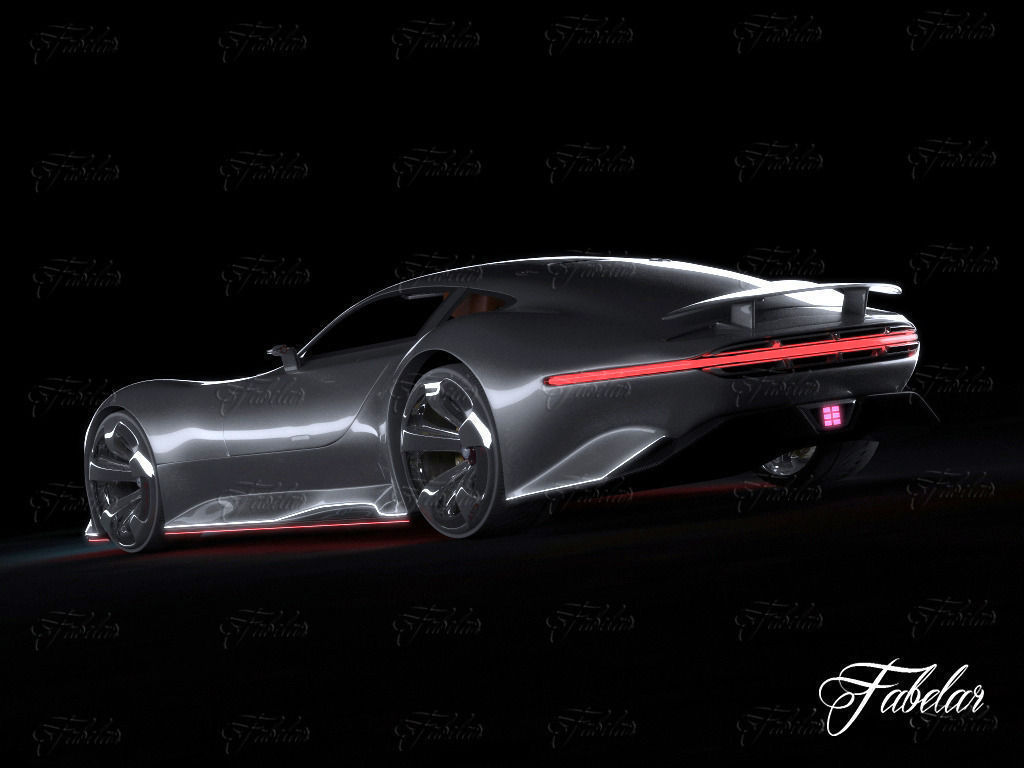 Mercedes Vision GT 3D model_3