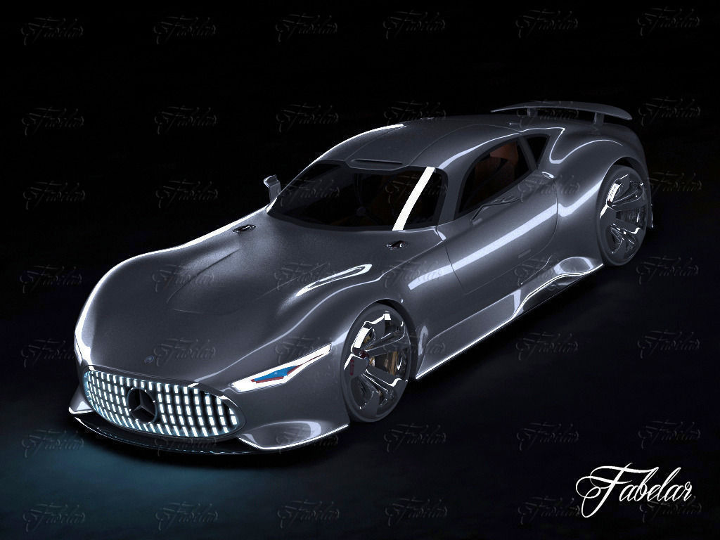Mercedes Vision GT 3D model_4
