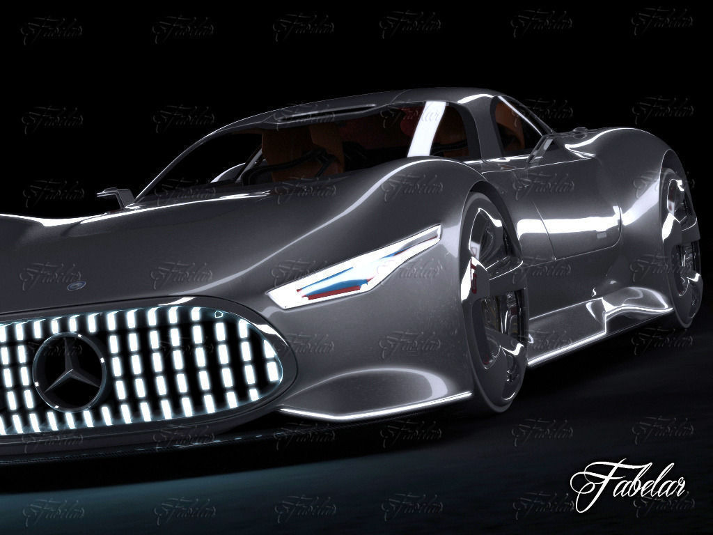 Mercedes Vision GT 3D model_7