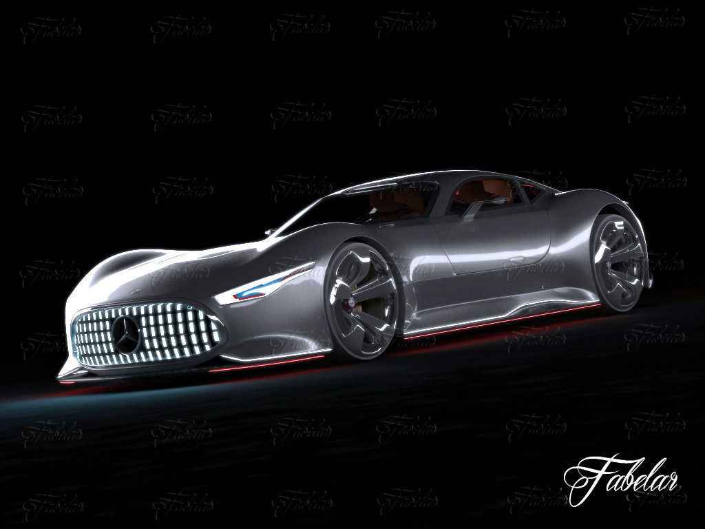 Mercedes Vision GT 3D model_2