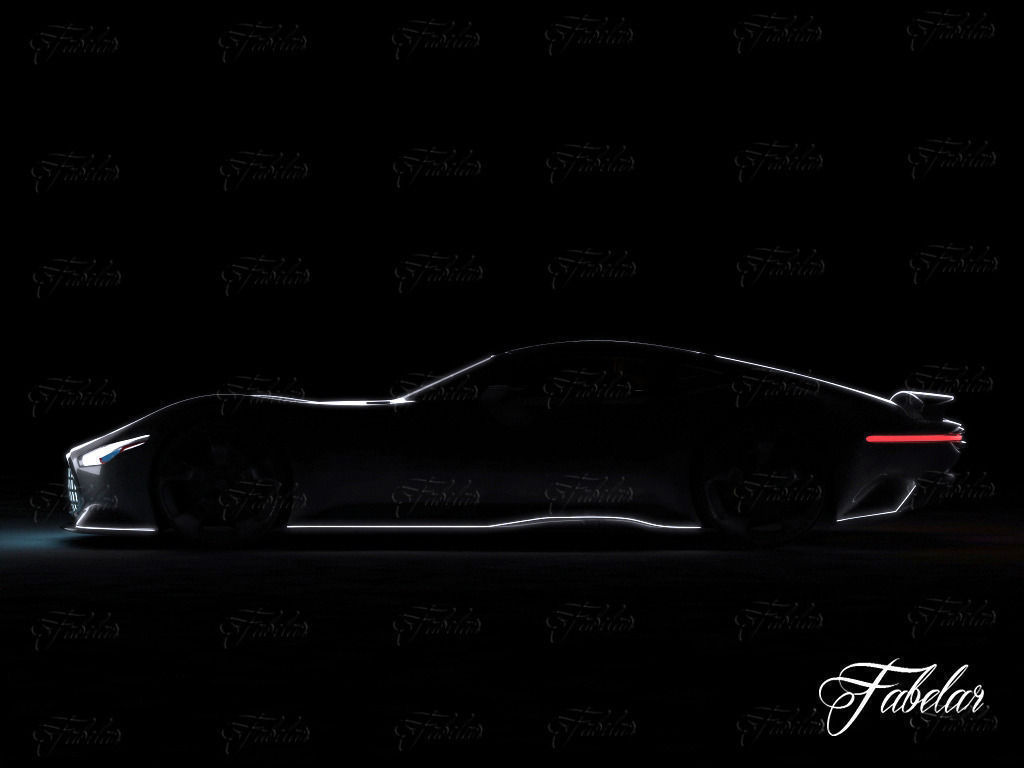 Mercedes Vision GT 3D model_6