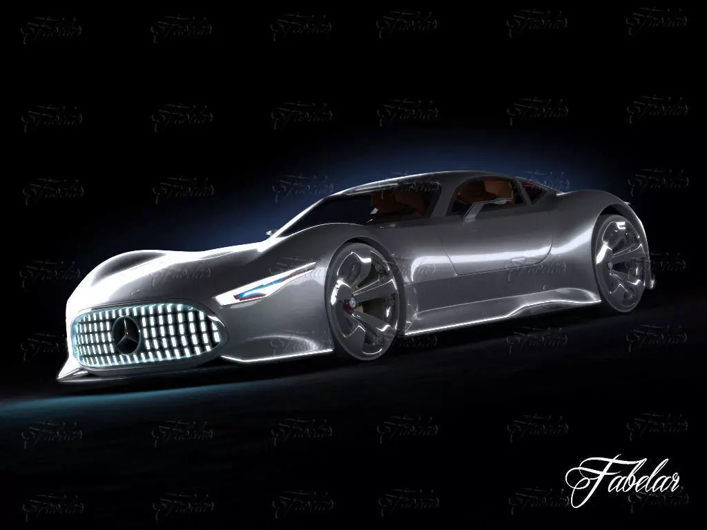 Mercedes Vision GT 3D model_0