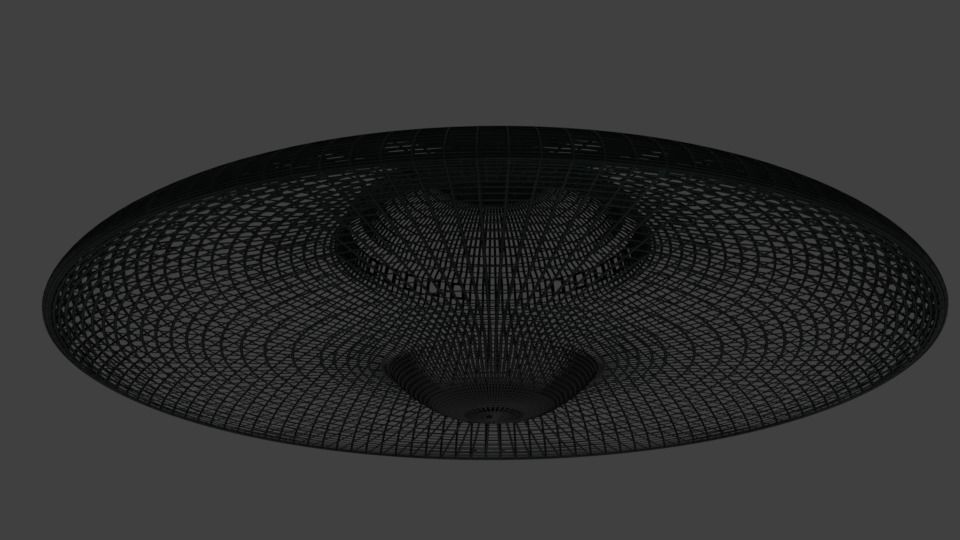 Haunebu 1 ufo 3D model_5