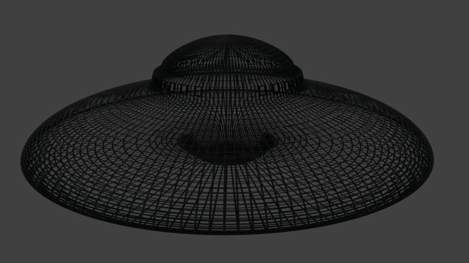Haunebu 1 ufo 3D model_6
