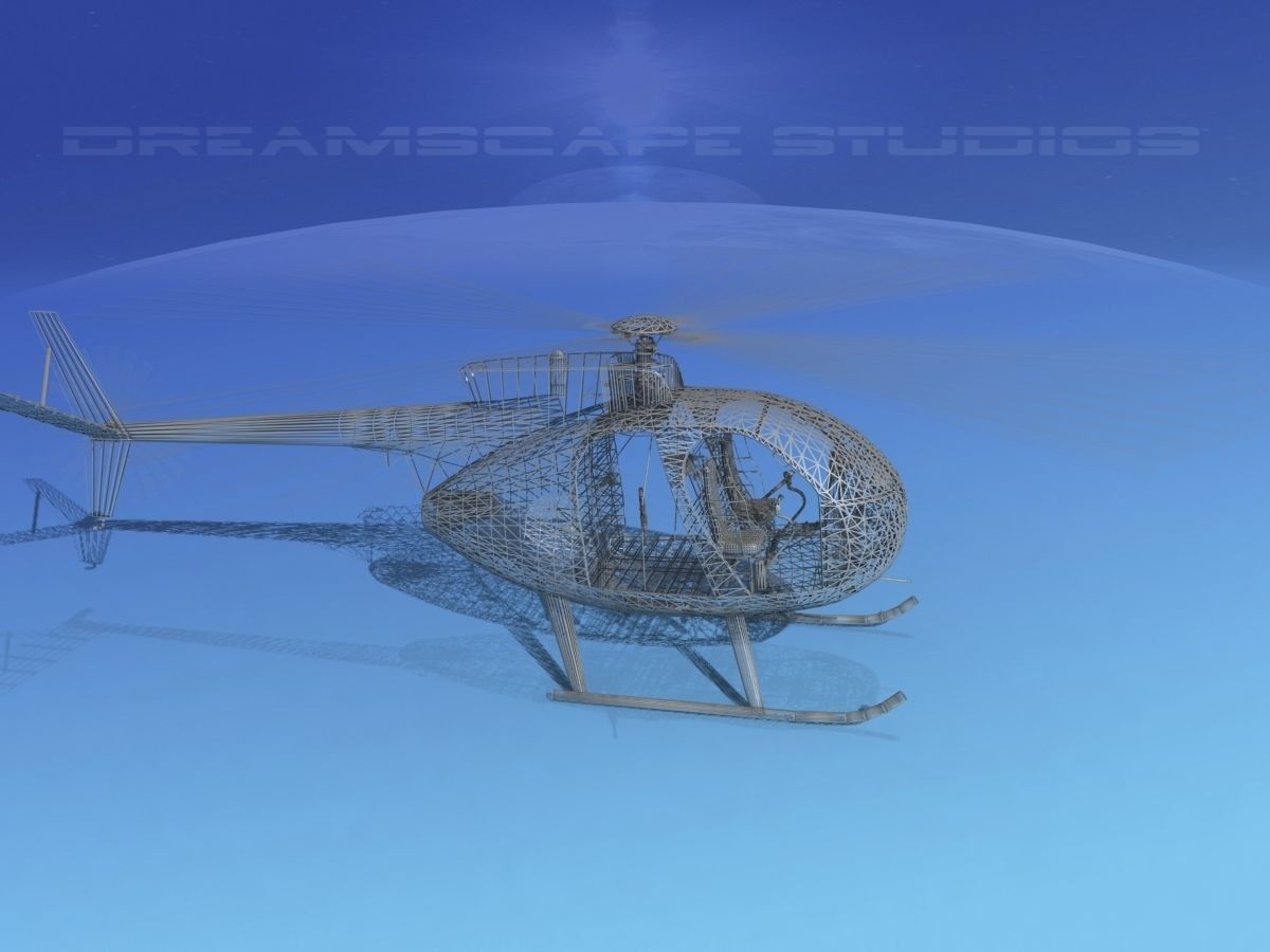 Hughes OH-6 Cayuse V07 3D model_18