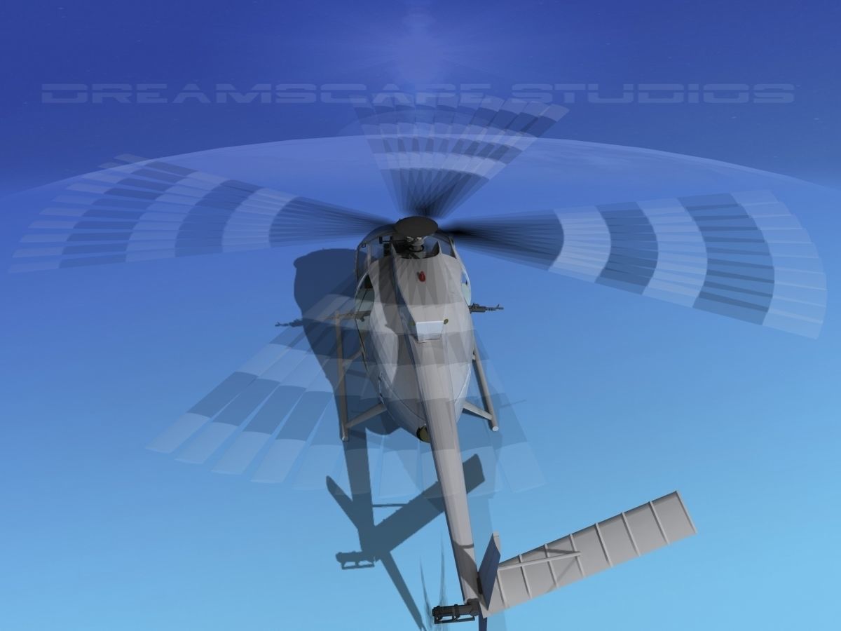 Hughes OH-6 Cayuse V10 3D model_13