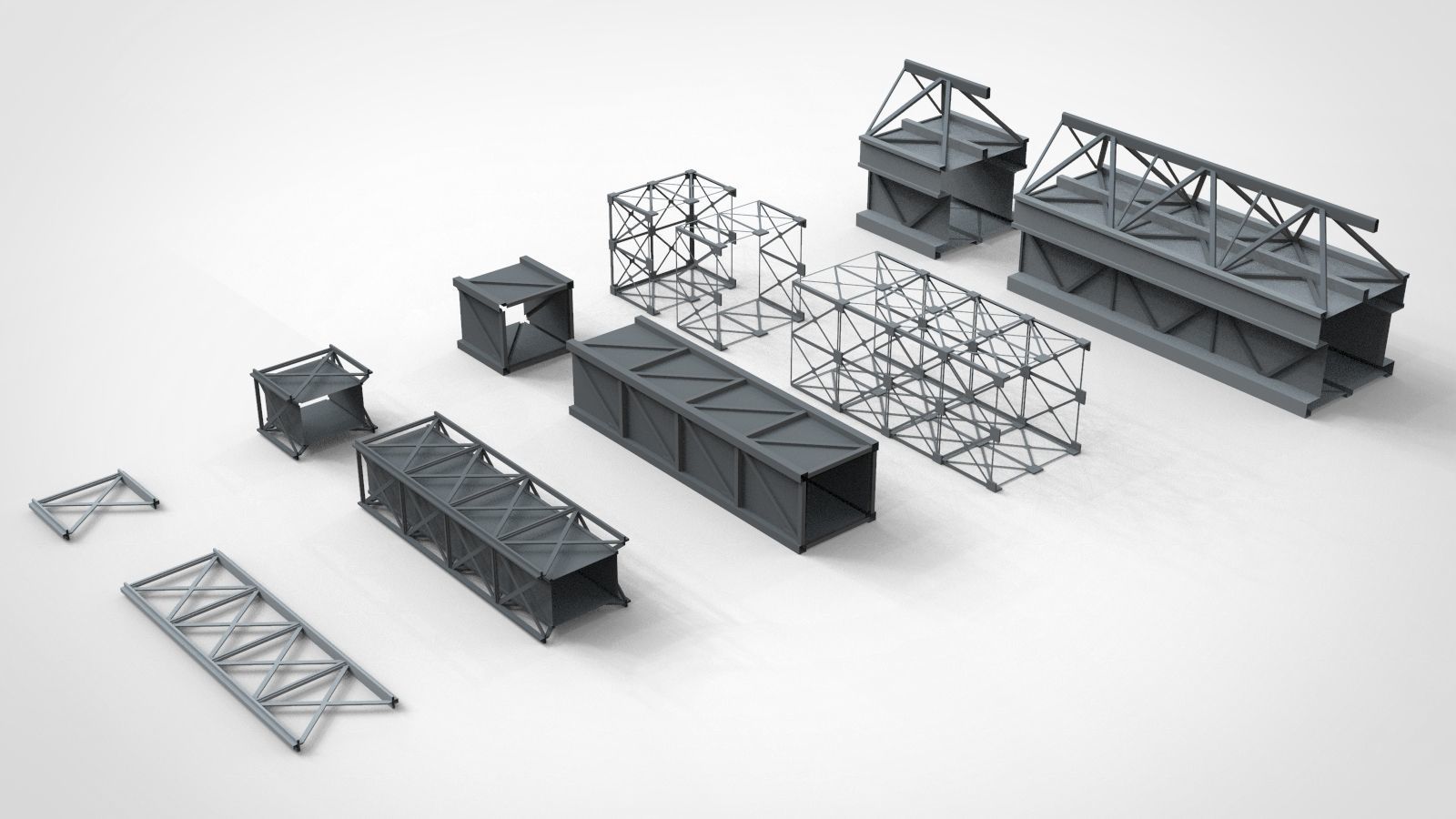 Sci-Fi architecture Elements collection 13 3D model_20