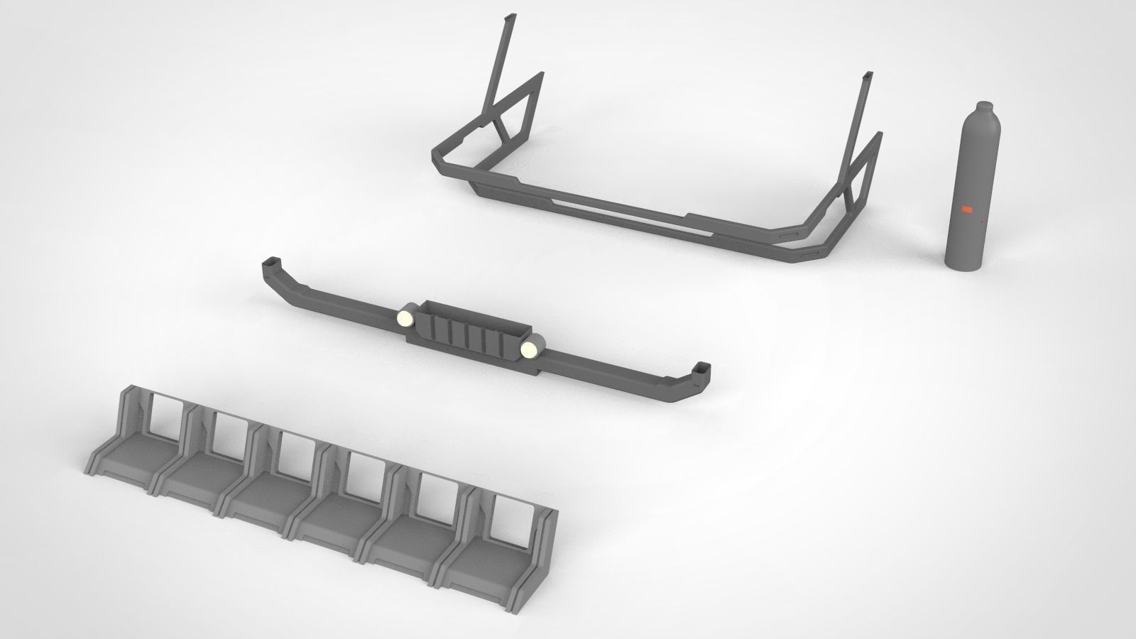 Sci-Fi architecture Elements collection 13 3D model_70