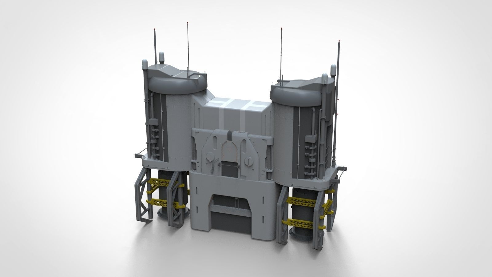 Sci-Fi architecture Elements collection 13 3D model_32