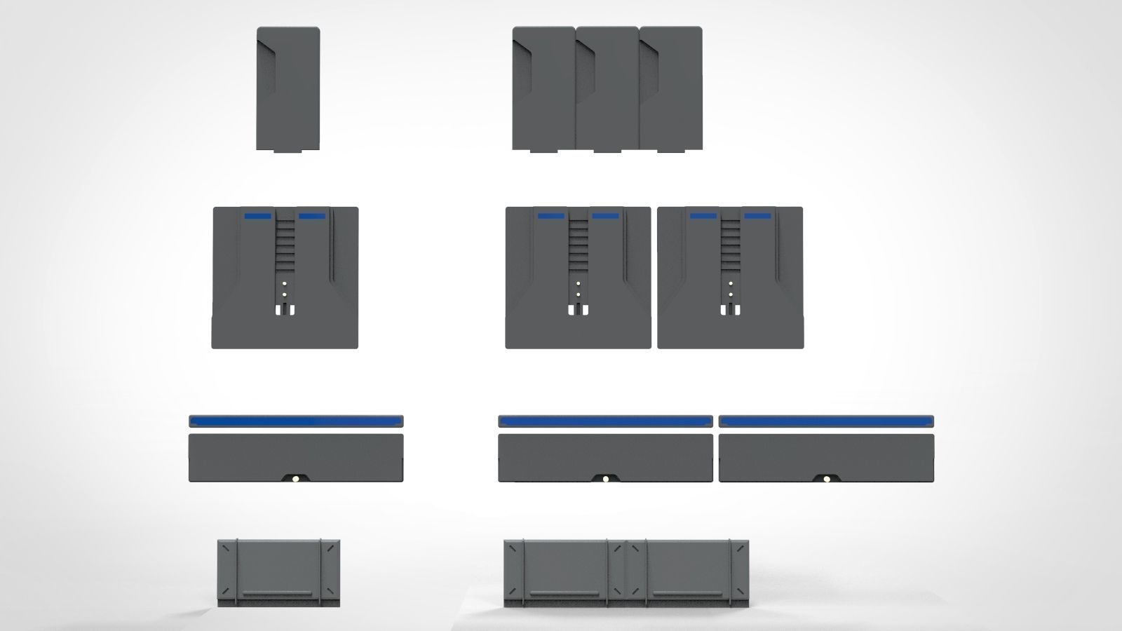 Sci-Fi architecture Elements collection 13 3D model_21
