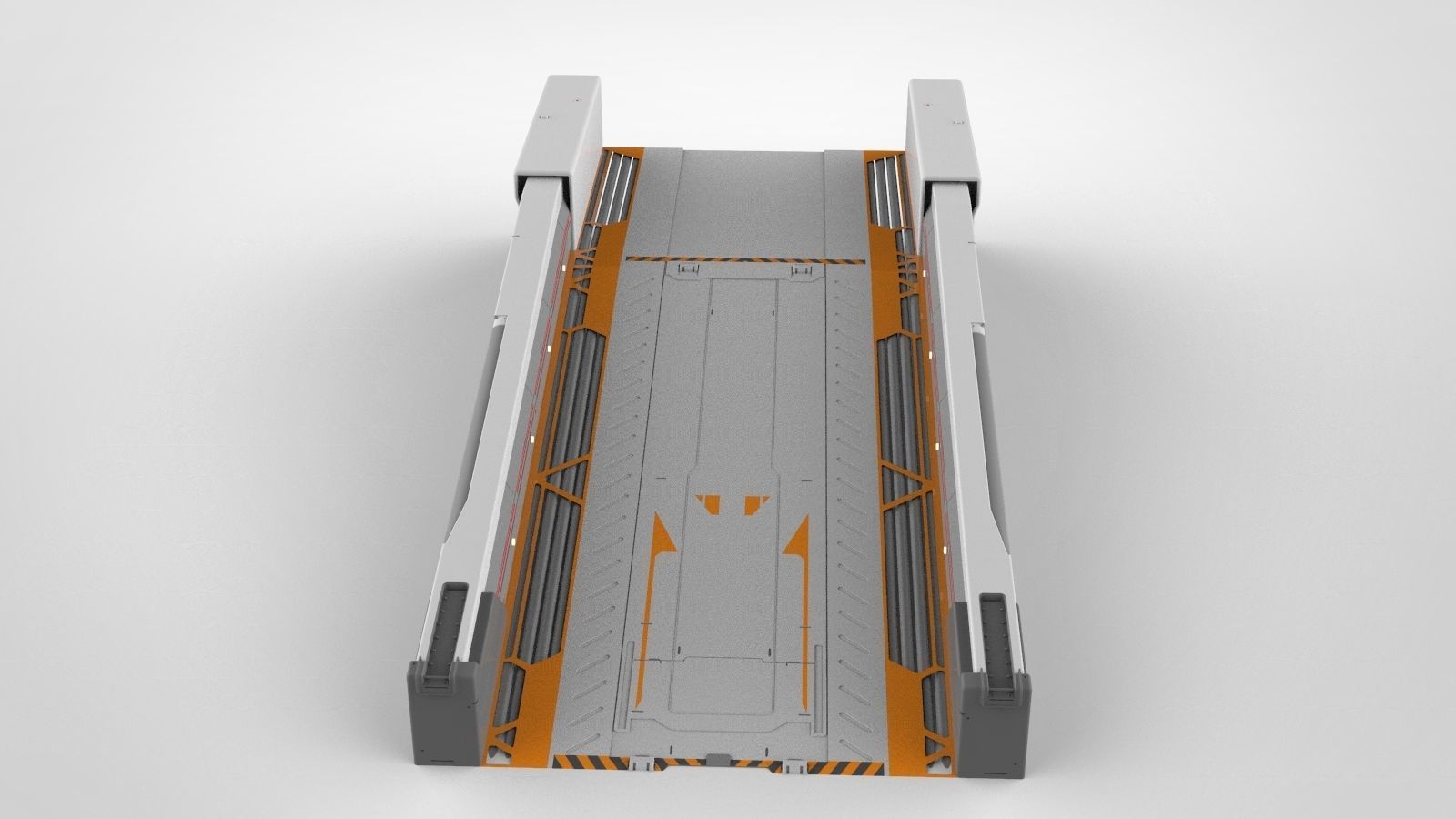 Sci-Fi architecture Elements collection 13 3D model_4