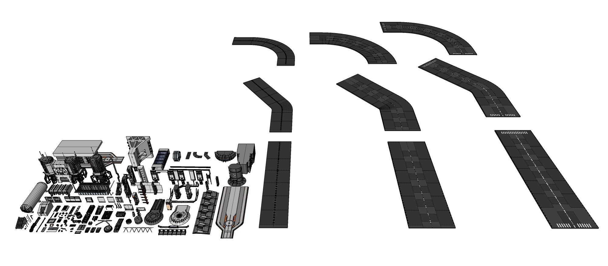 Sci-Fi architecture Elements collection 13 3D model_81