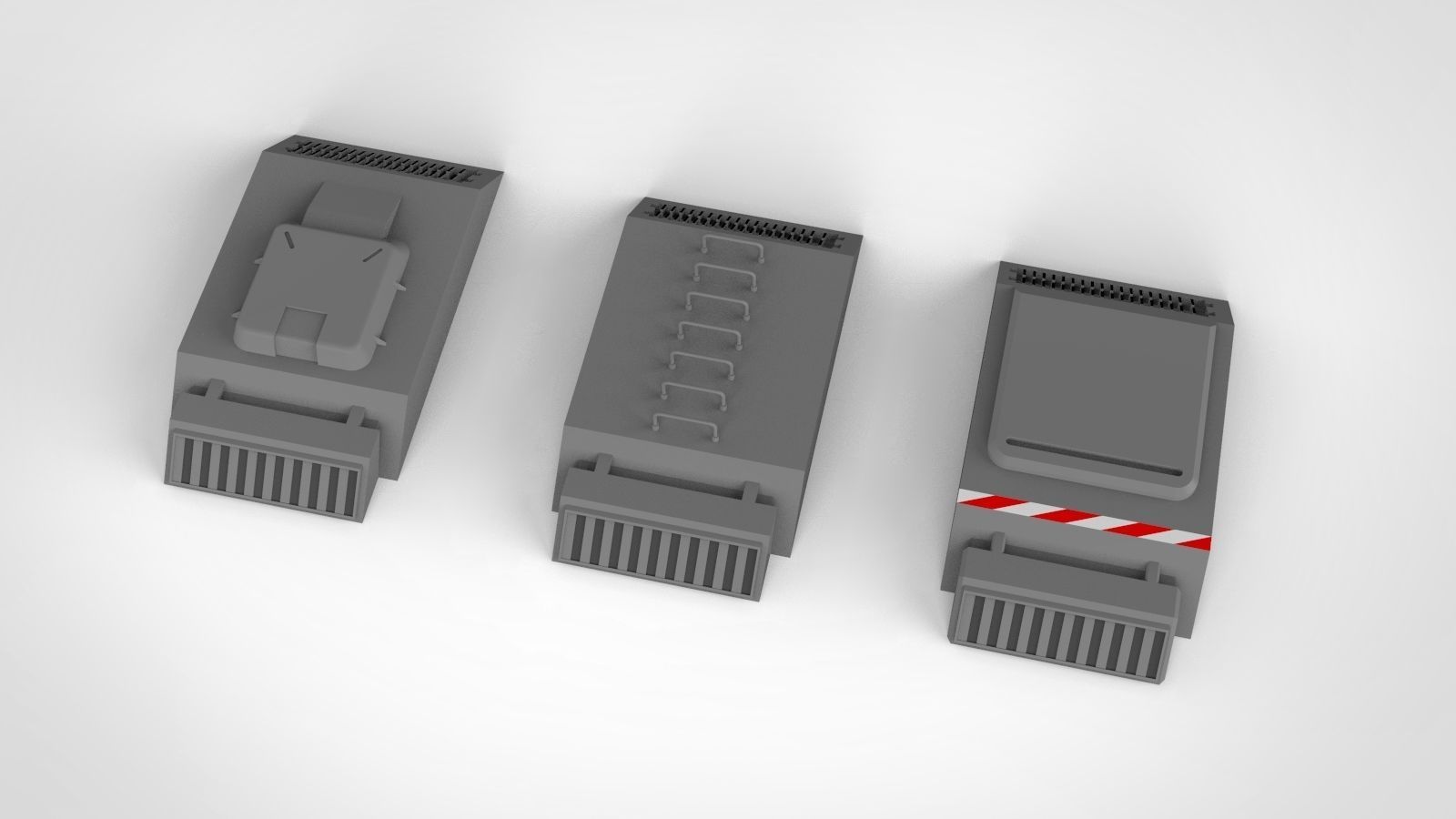 Sci-Fi architecture Elements collection 13 3D model_65