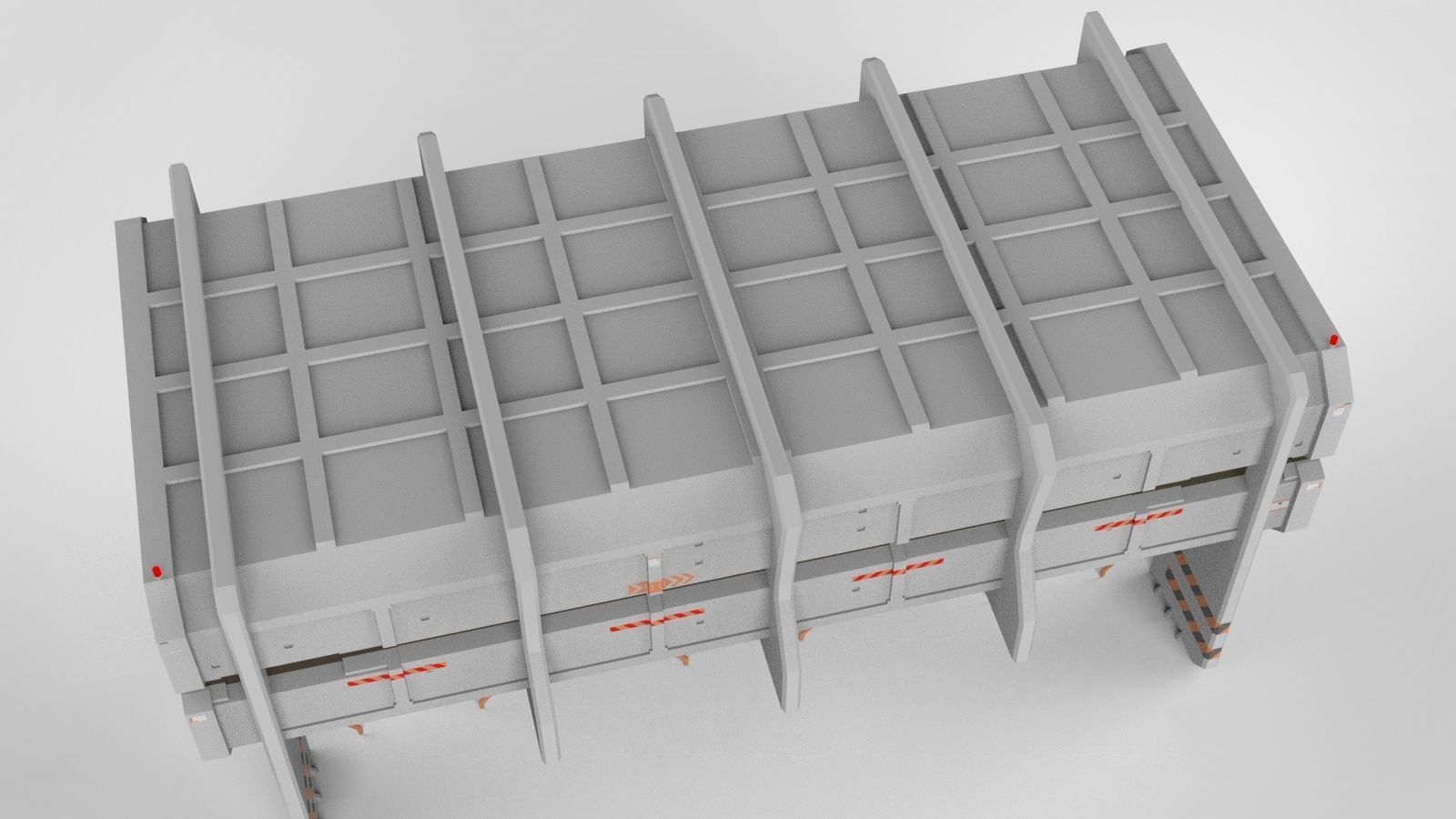 Sci-Fi architecture Elements collection 13 3D model_15