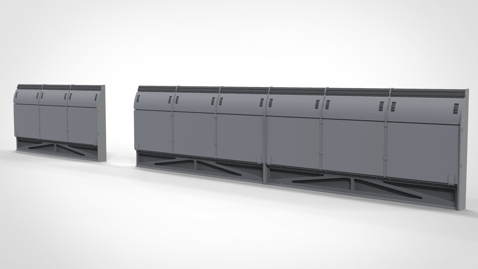 Sci-Fi architecture Elements collection 13 3D model_17