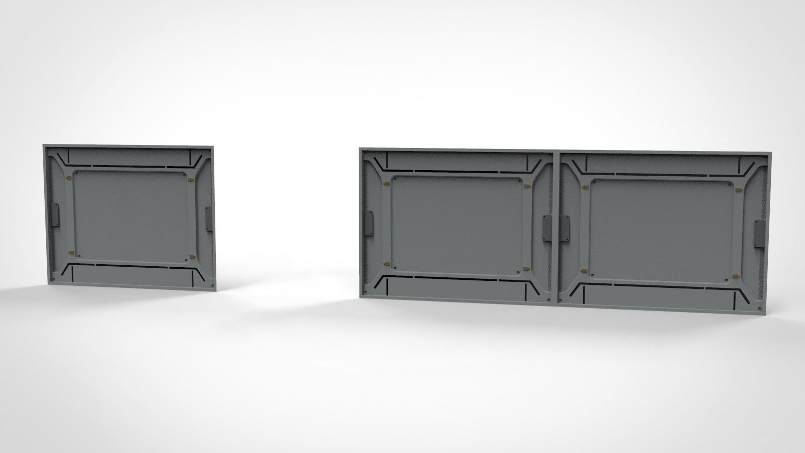 Sci-Fi architecture Elements collection 13 3D model_29