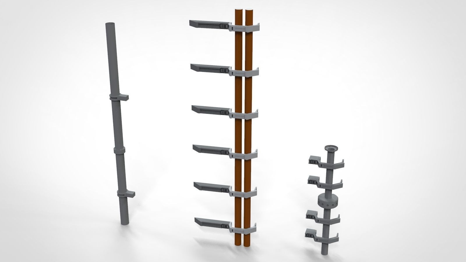 Sci-Fi architecture Elements collection 13 3D model_63