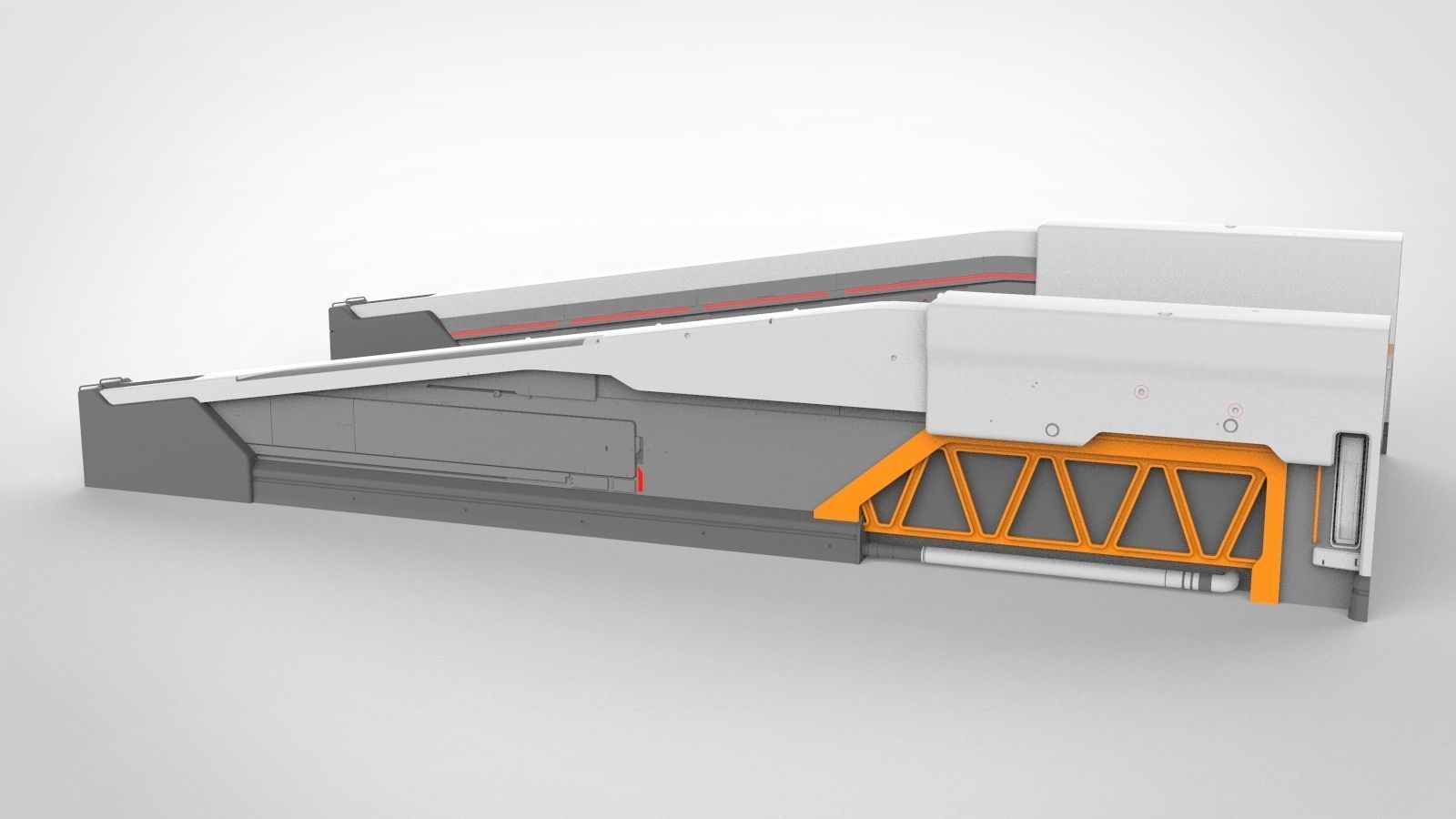 Sci-Fi architecture Elements collection 13 3D model_3