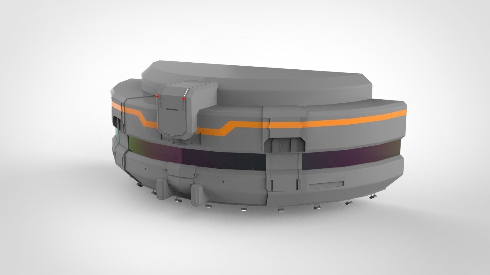 Sci-Fi architecture Elements collection 13 3D model_71