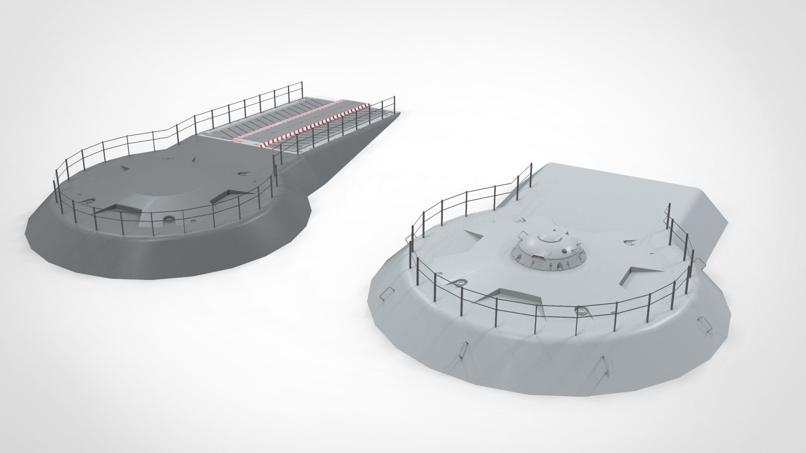 Sci-Fi architecture Elements collection 13 3D model_39