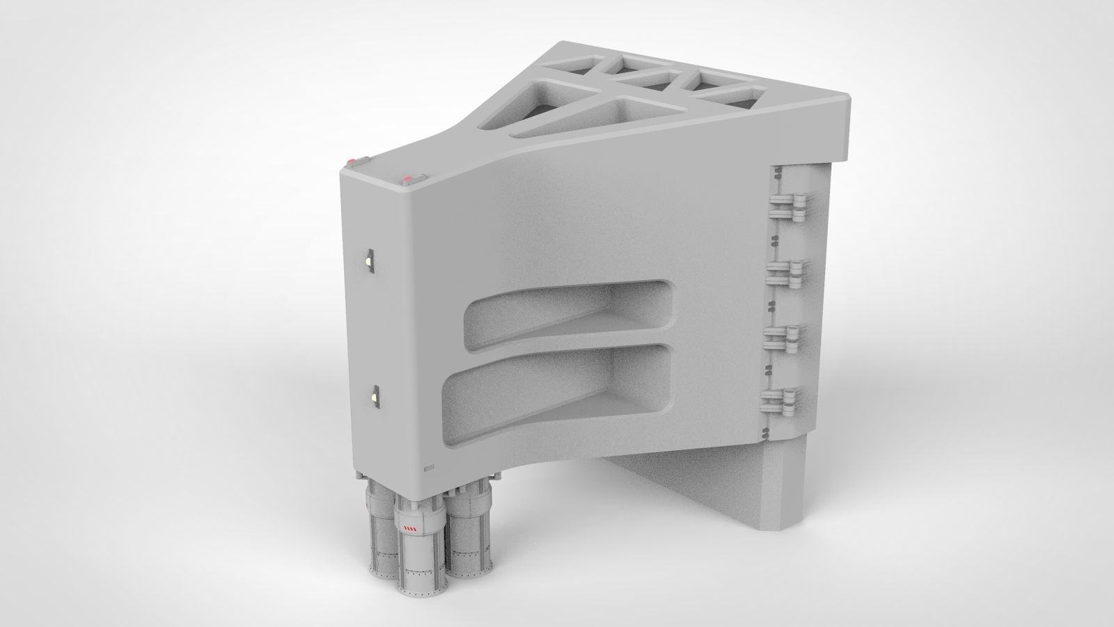 Sci-Fi architecture Elements collection 13 3D model_66