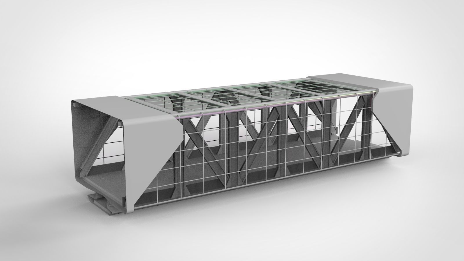 Sci-Fi architecture Elements collection 13 3D model_6