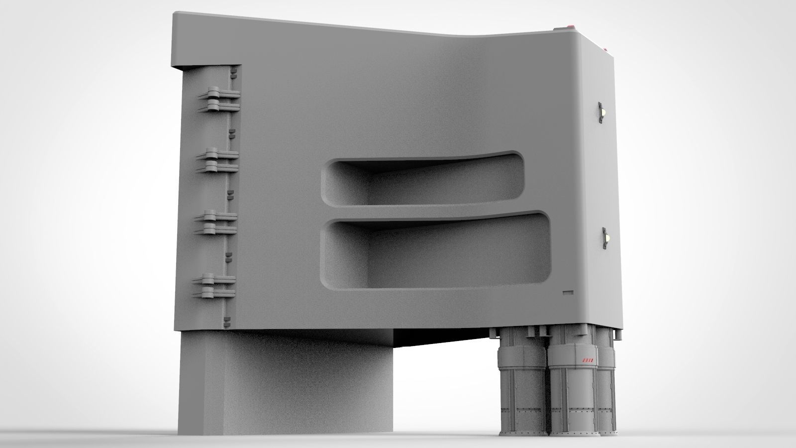 Sci-Fi architecture Elements collection 13 3D model_67