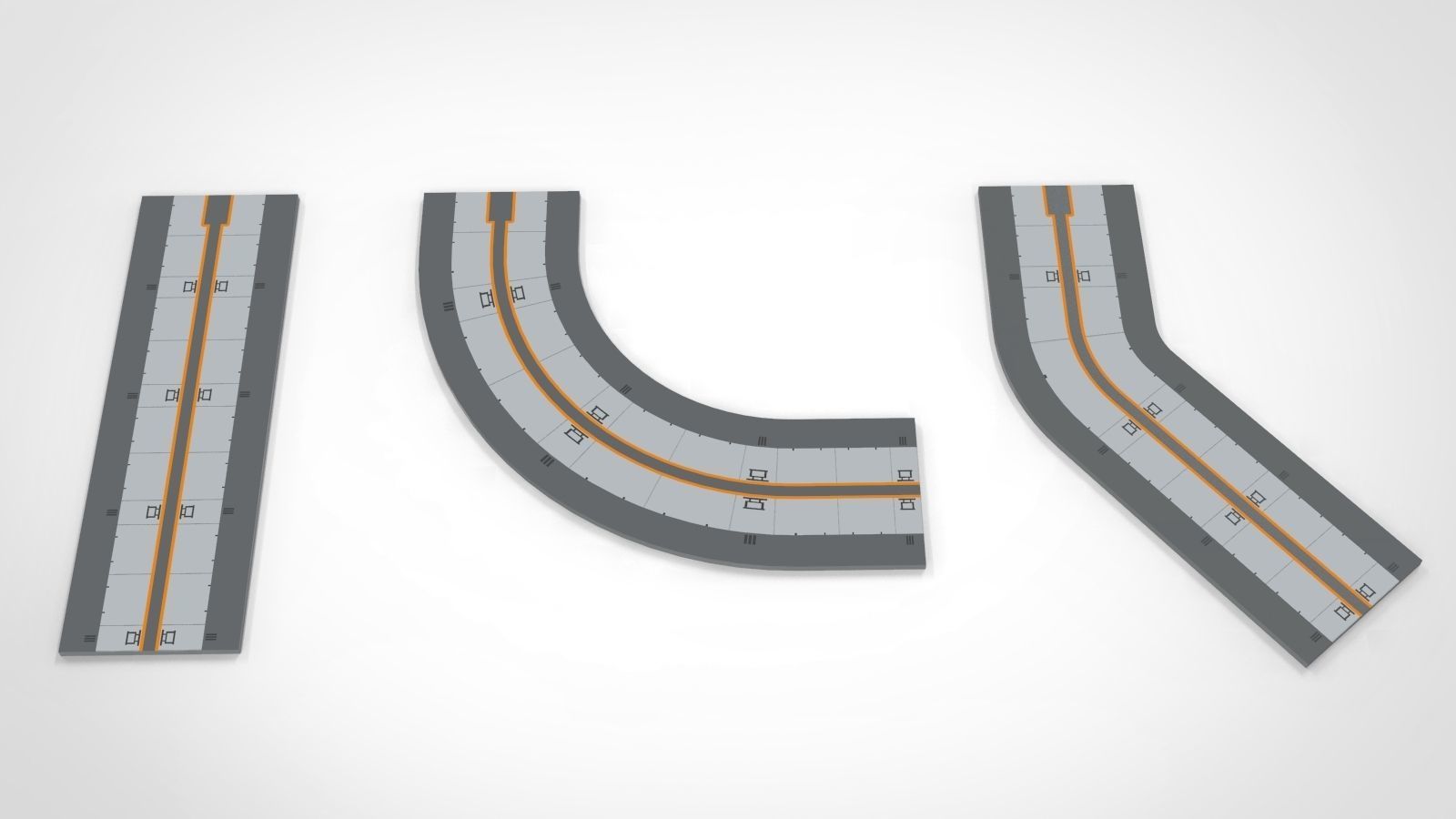 Sci-Fi architecture Elements collection 13 3D model_9