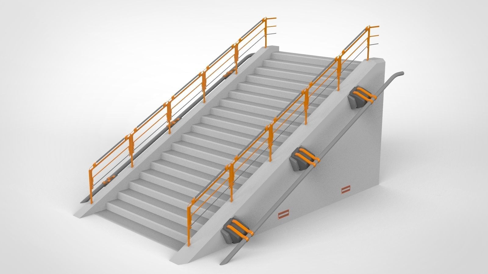 Sci-Fi architecture Elements collection 13 3D model_12