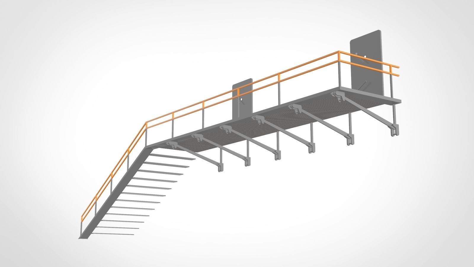 Sci-Fi architecture Elements collection 13 3D model_61