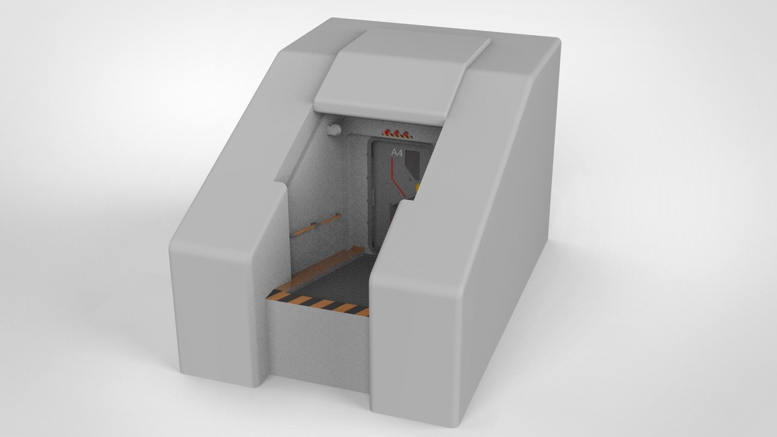 Sci-Fi architecture Elements collection 13 3D model_54