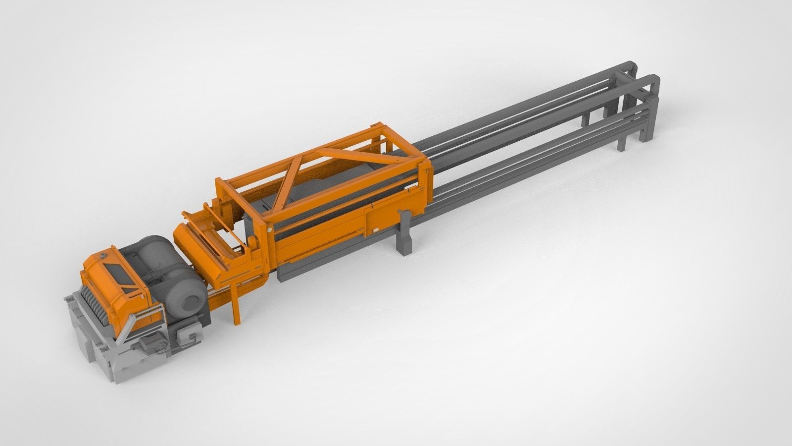 Sci-Fi architecture Elements collection 13 3D model_10