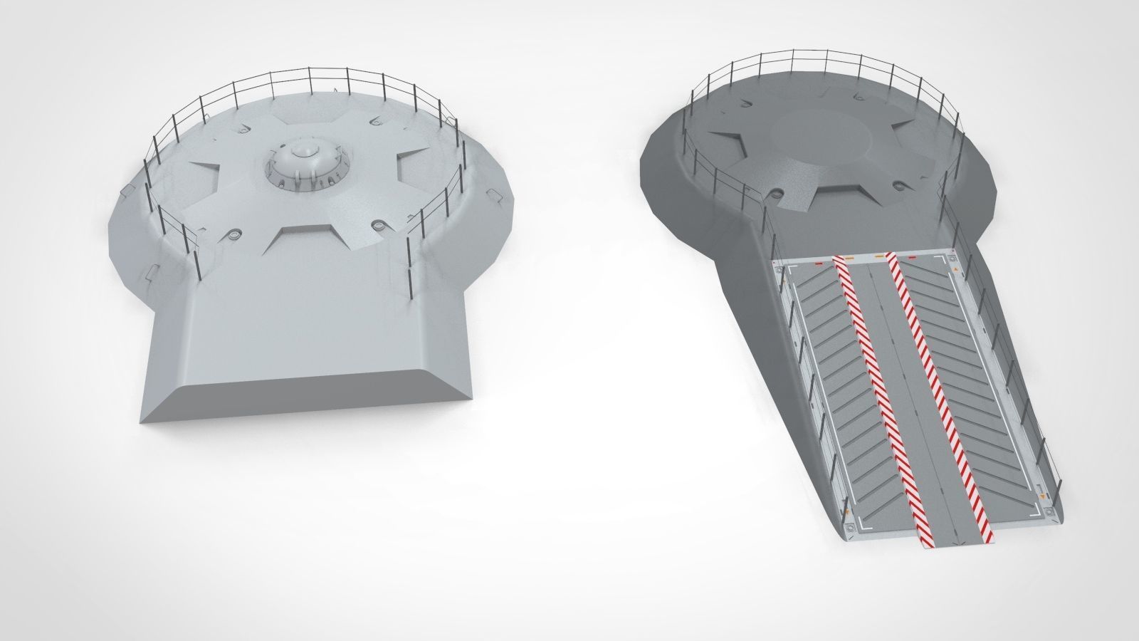 Sci-Fi architecture Elements collection 13 3D model_40