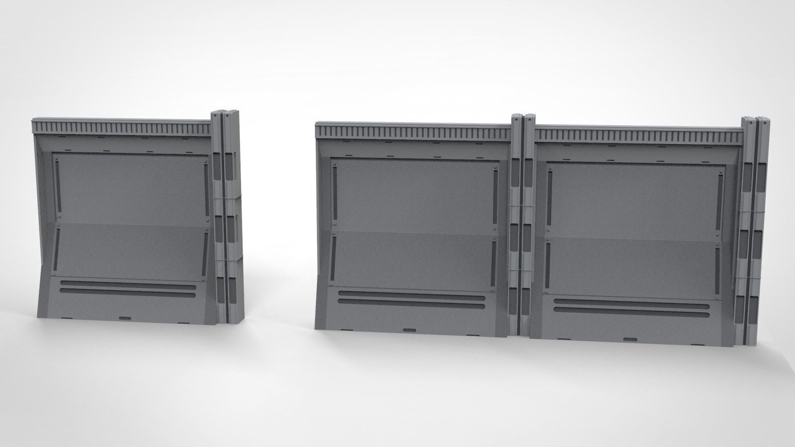 Sci-Fi architecture Elements collection 13 3D model_18