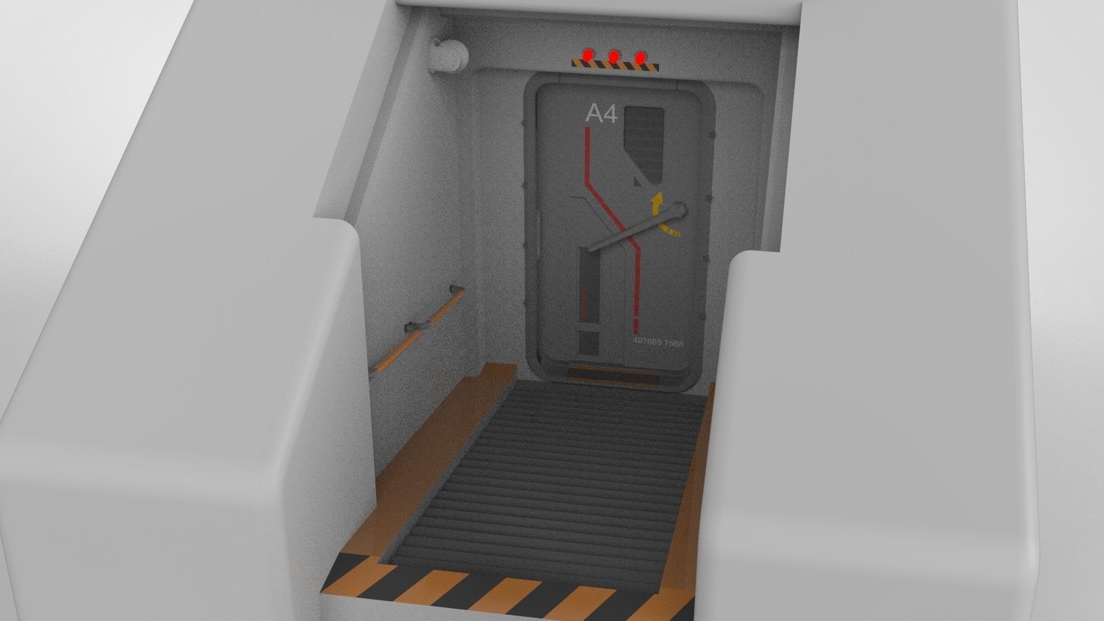 Sci-Fi architecture Elements collection 13 3D model_55