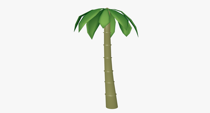 Cartoon palm tree