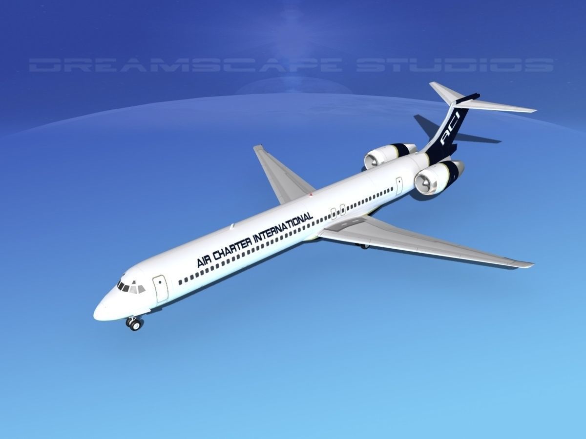 McDonnell Douglas MD83 Air Charter Intl 3D model_10