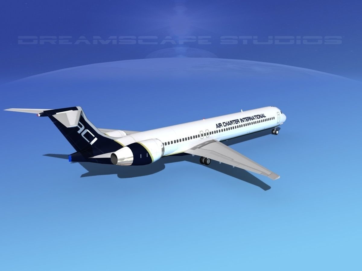 McDonnell Douglas MD83 Air Charter Intl 3D model_5