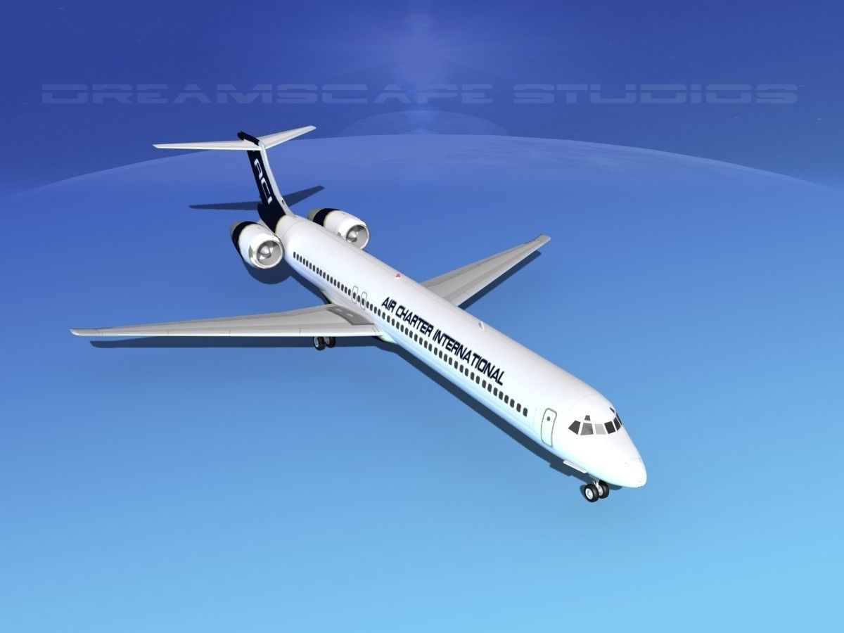 McDonnell Douglas MD83 Air Charter Intl 3D model_8