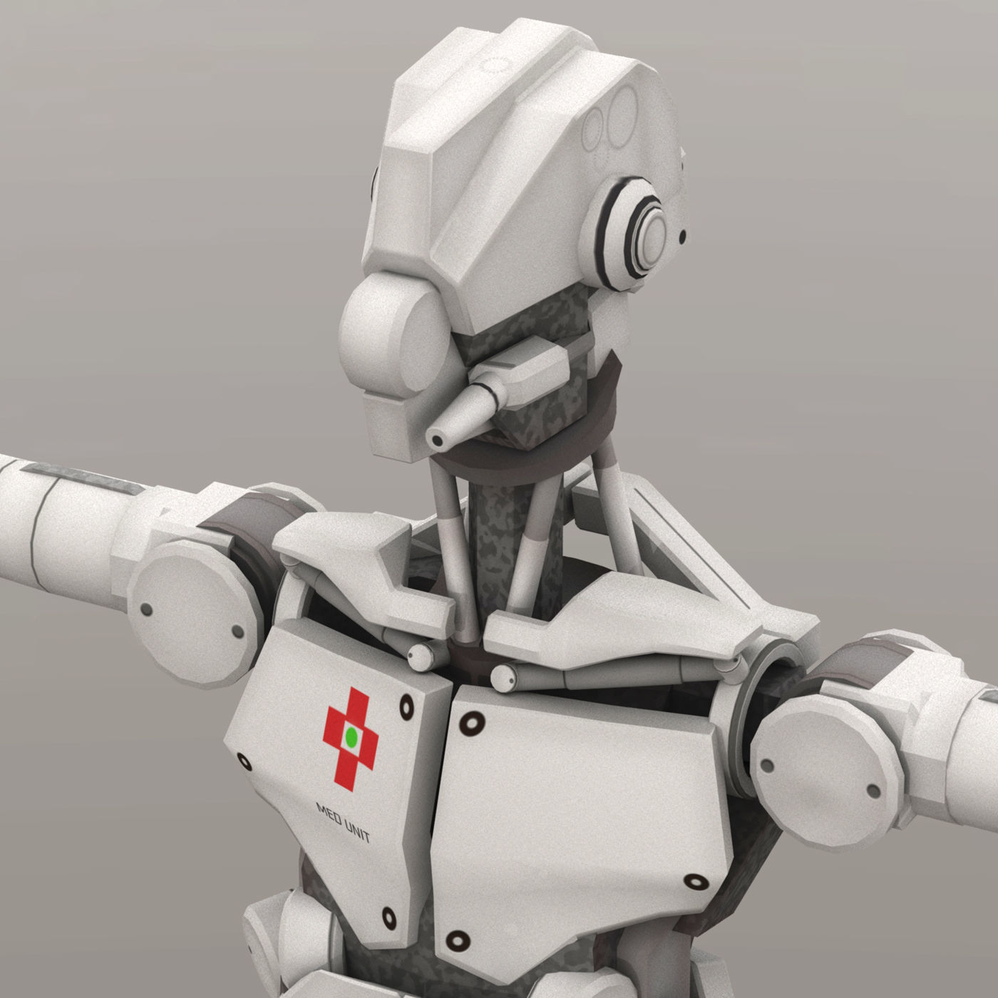 Med Bot LP Low-poly 3D model_8