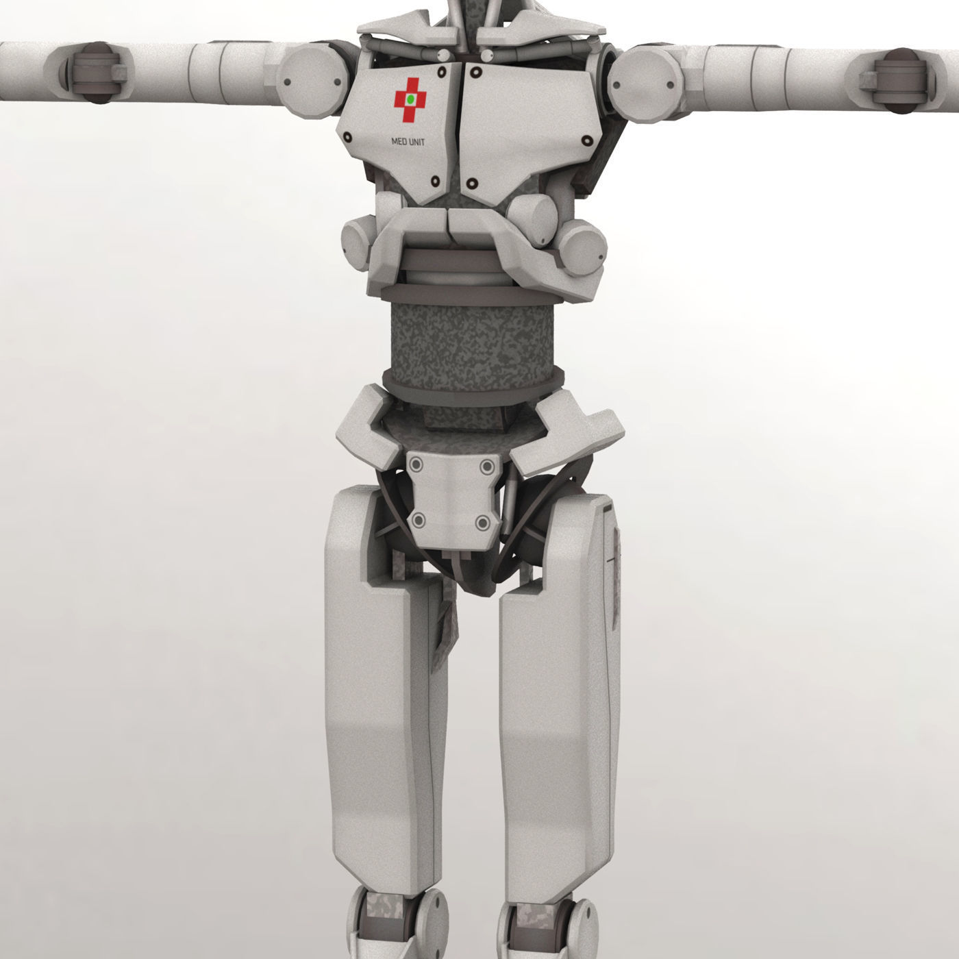 Med Bot LP Low-poly 3D model_6