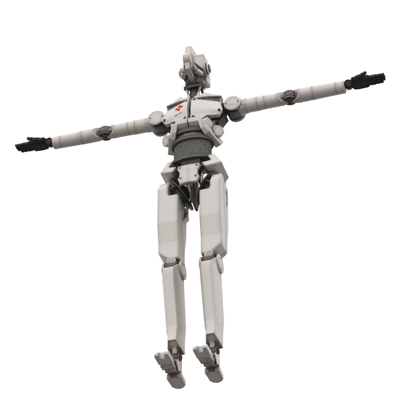 Med Bot LP Low-poly 3D model_9