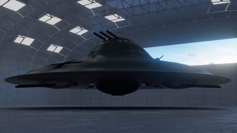 Haunebu 3 ufo 3D model_2