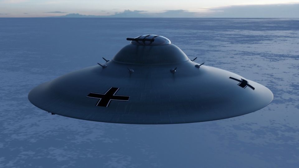 Haunebu 3 ufo 3D model_1